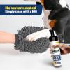 imageMuddy Mat Wizz Paw Foam ampamp Pet Grooming Mitt  NoRinse Cleaner for Dogs Large ampamp Small  Paw Cleanser ampamp Chenille Bath Mitt  Portable Grooming Solution  7 fl ozBottleMitt
