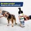 imageMuddy Mat Wizz Paw Foam ampamp Pet Grooming Mitt  NoRinse Cleaner for Dogs Large ampamp Small  Paw Cleanser ampamp Chenille Bath Mitt  Portable Grooming Solution  7 fl ozBottleMitt
