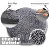 imageMuddy MatCloud K9 Bed for Dogs ampamp Cats Soft ampamp Relaxing Round Dog Bed Chenille Material Removable Cover Washable ampamp Dryer SafeGrey Medium35x35Grey