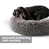 imageMuddy MatCloud K9 Bed for Dogs ampamp Cats Soft ampamp Relaxing Round Dog Bed Chenille Material Removable Cover Washable ampamp Dryer SafeGrey Medium35x35Grey