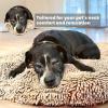imageMuddy MatCloud K9 Bed for Dogs ampamp Cats Soft ampamp Relaxing Round Dog Bed Chenille Material Removable Cover Washable ampamp Dryer SafeGrey Medium35x35Beige