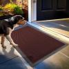 imageMuddy Mat Mesh QuickDry Door Mat  HeavyDuty Sand ampamp Dirt Trapper for Outdoor ampamp Indoor Use Ideal for Entrance Mudrooms Patios and Garages LowProfile NonSlip Washable  Blue 23quotx35quotx04quotRed