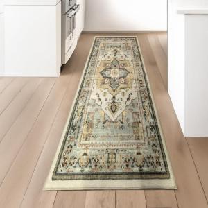 imageMuddy Mat Blue Bell 6x9 Washable Area Rugs for Living Room Bedroom ampamp Dining Room  Modern Soft Low Pile Non Slip Carpet  Pet Friendly Waterproof Foldable Rugs for HomeFloral